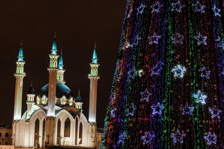Новогодняя казань фото