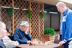 Пансионат для пожилых людей Теплые беседы, с рейтингом 4.5 - находится по адресу Московская область, Химки, улица Герцена, 21а 