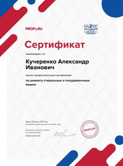 Мастер по ремонту бытовой техники Александр Иванович Кучеренко