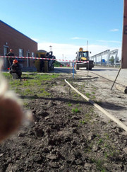 Благоустройство территории, разнорабочий Жаслан Нурумович Ахметов