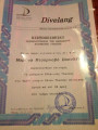 сертификат/документ Языковой школы Divelang на метро Маяковская